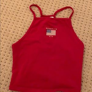 H&M// racerback crop top